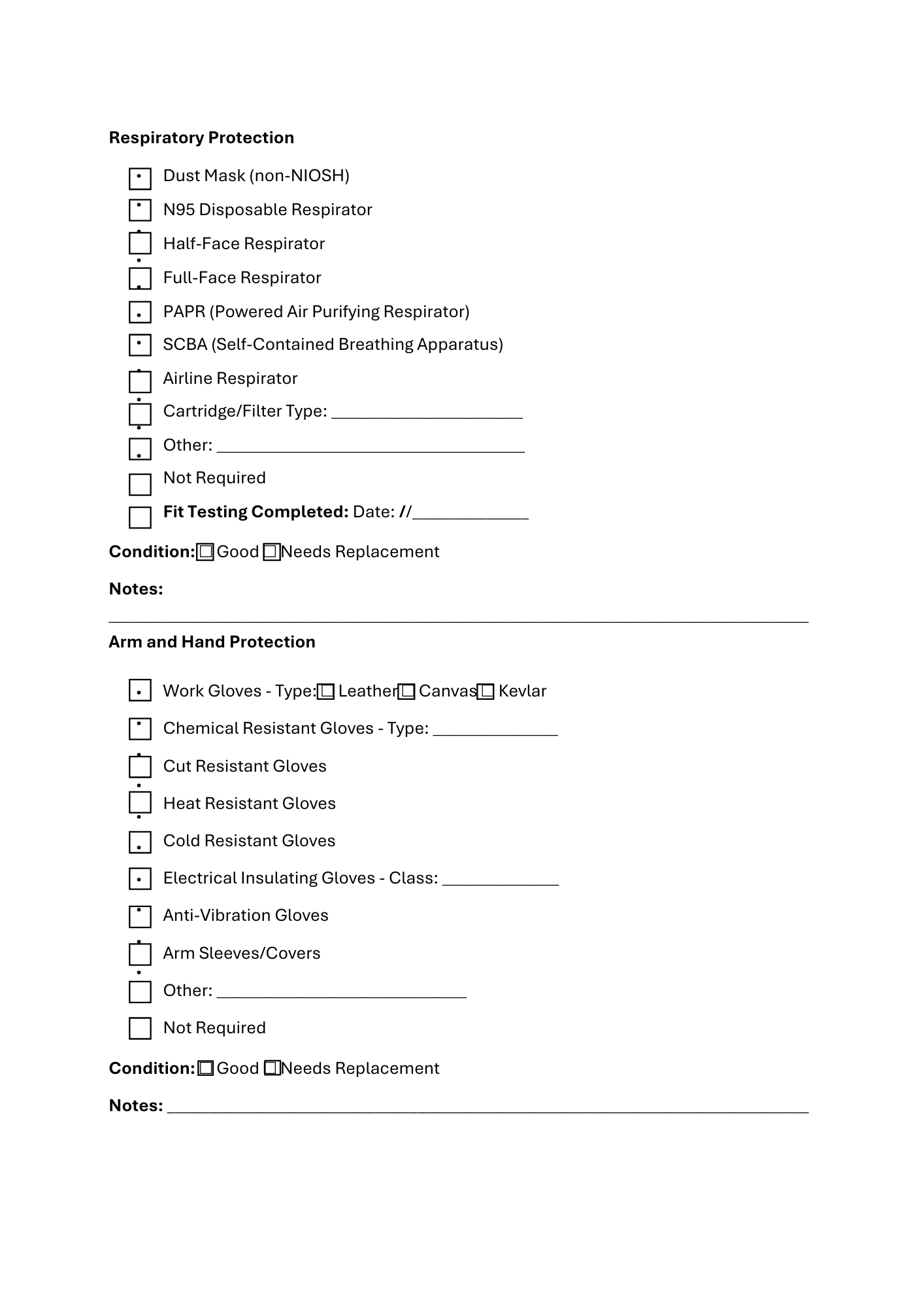 PPE (Personal Protective Equipment) Checklist - BROWN GIRL ESSENTIALS