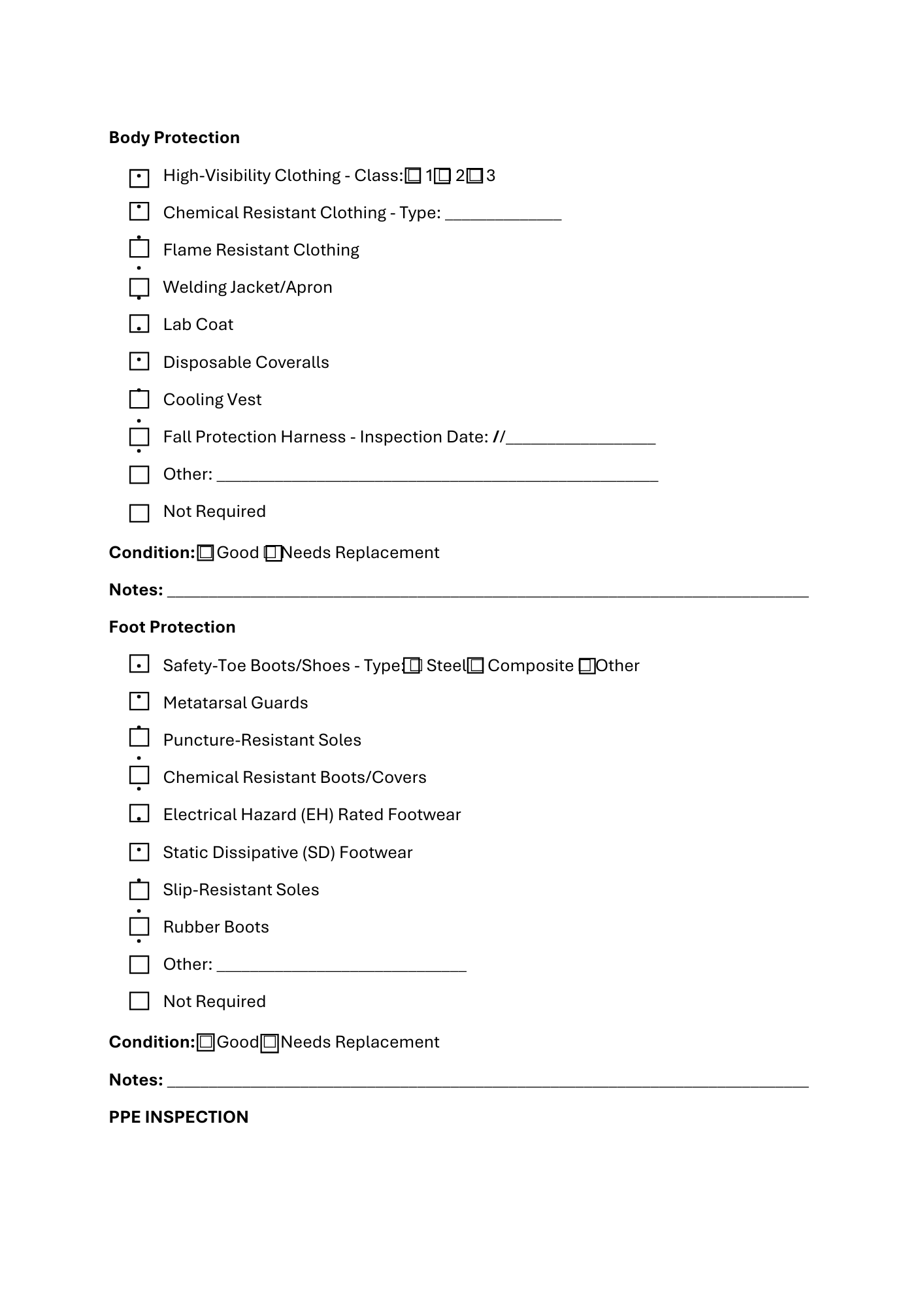 PPE (Personal Protective Equipment) Checklist - BROWN GIRL ESSENTIALS