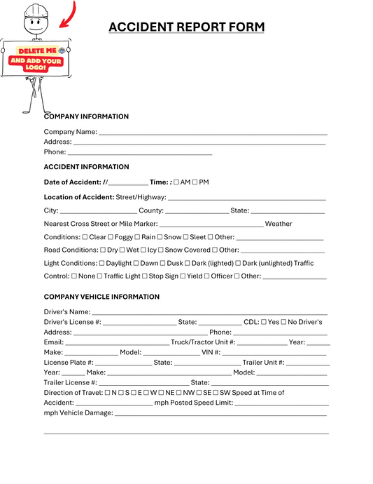 Accident Report Form - BROWN GIRL ESSENTIALS