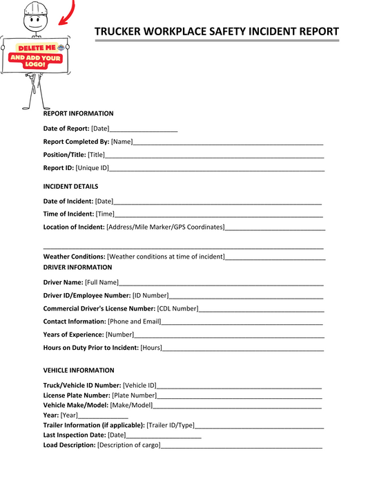 Workplace Safety Incident Report - BROWN GIRL ESSENTIALS